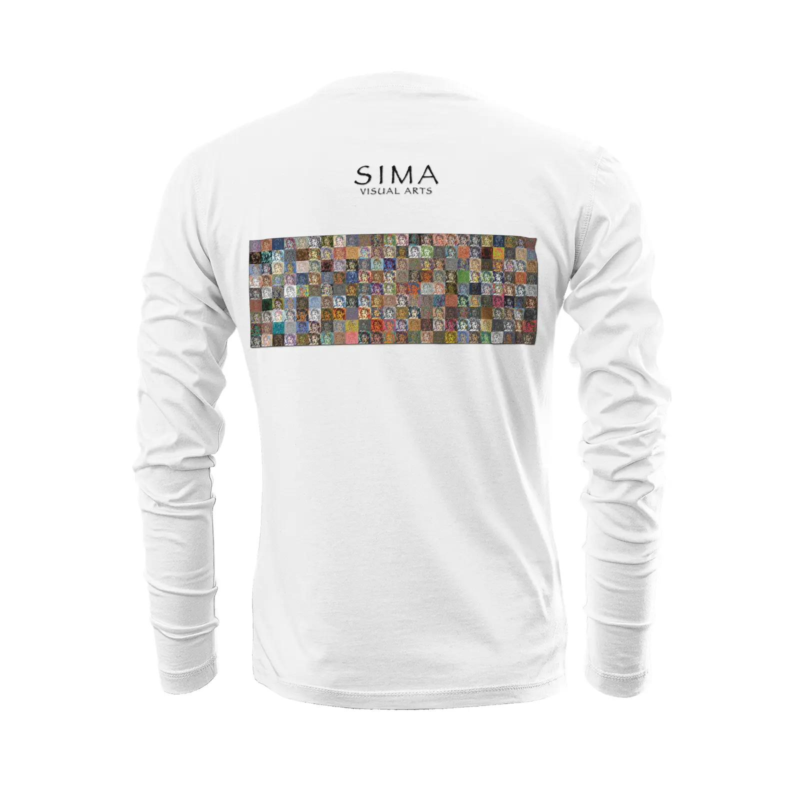 White long sleeve t-shirt - Encore - Claude Cahun Printy6