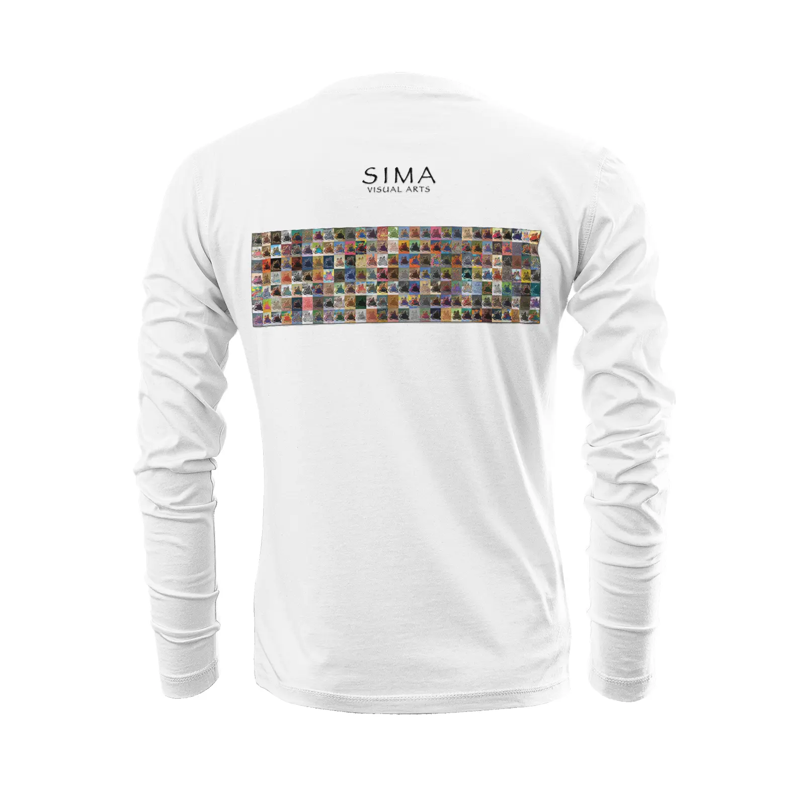 White long sleeve t-shirt - Encore - Friend Printy6