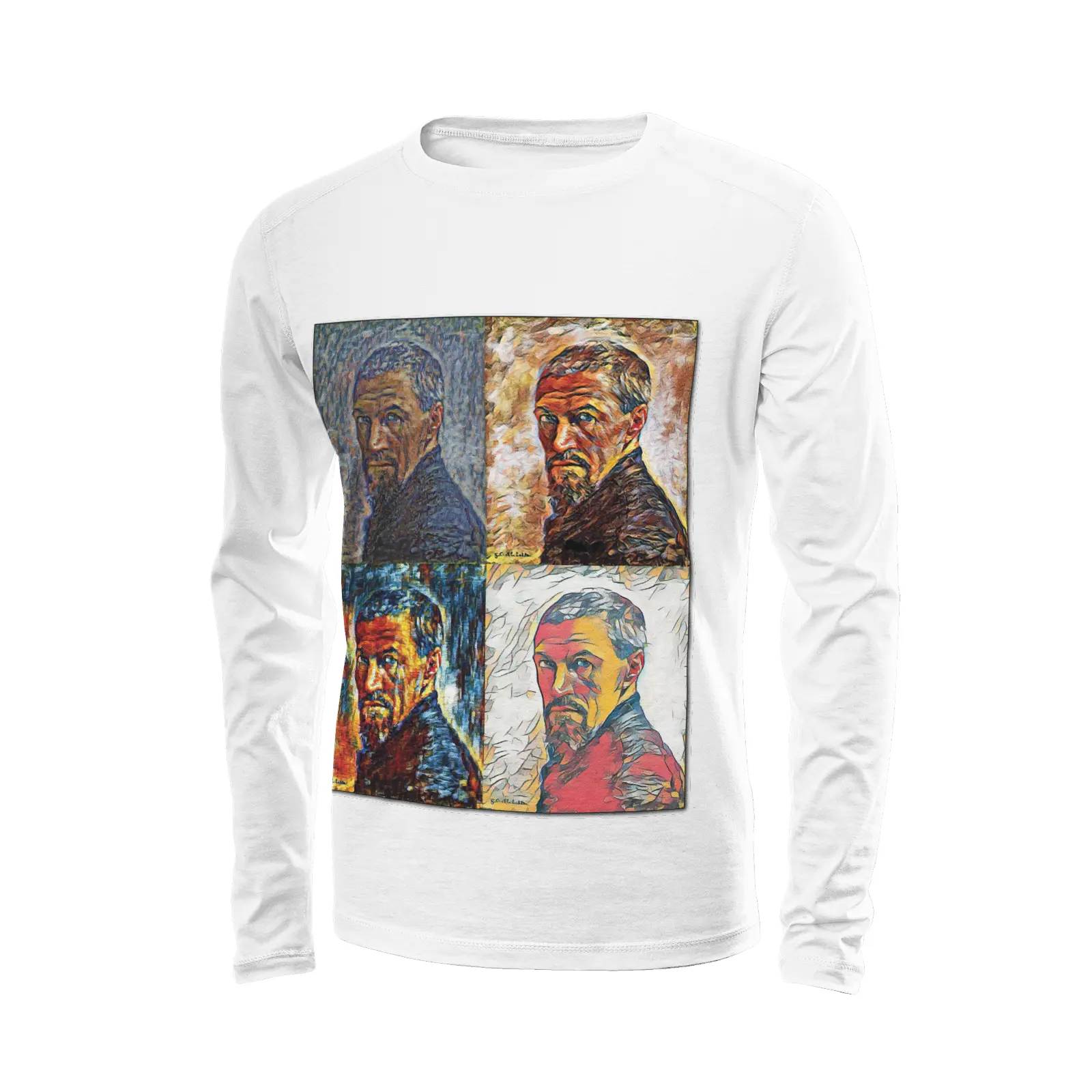 White long sleeve t-shirt - Encore - Gustave Caillebotte Printy6