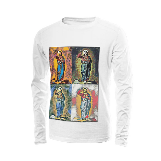 White long sleeve t-shirt - Encore - Jesus of Nazareth Printy6