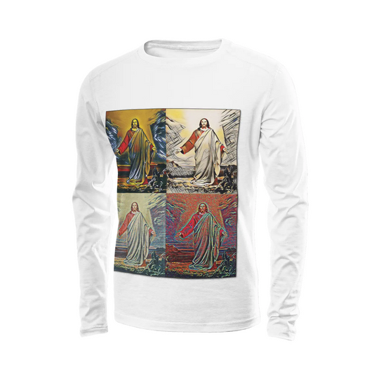 White long sleeve t-shirt - Encore - Jesus of Nazareth (2) Printy6