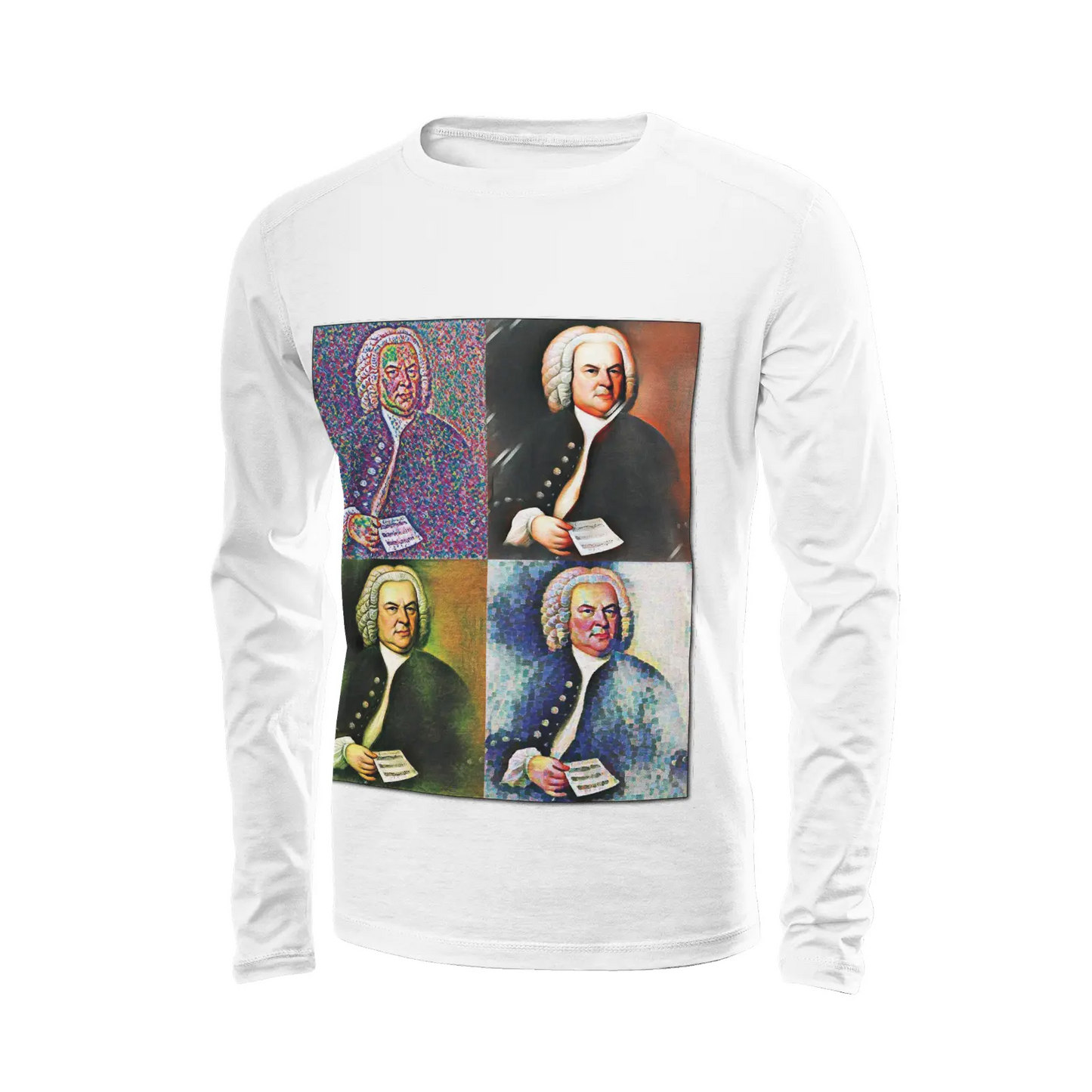 White long sleeve t-shirt - Encore - Johann Sebastian Bach Printy6