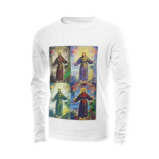 White long sleeve t-shirt - Encore - San Francisco de Assisi Printy6