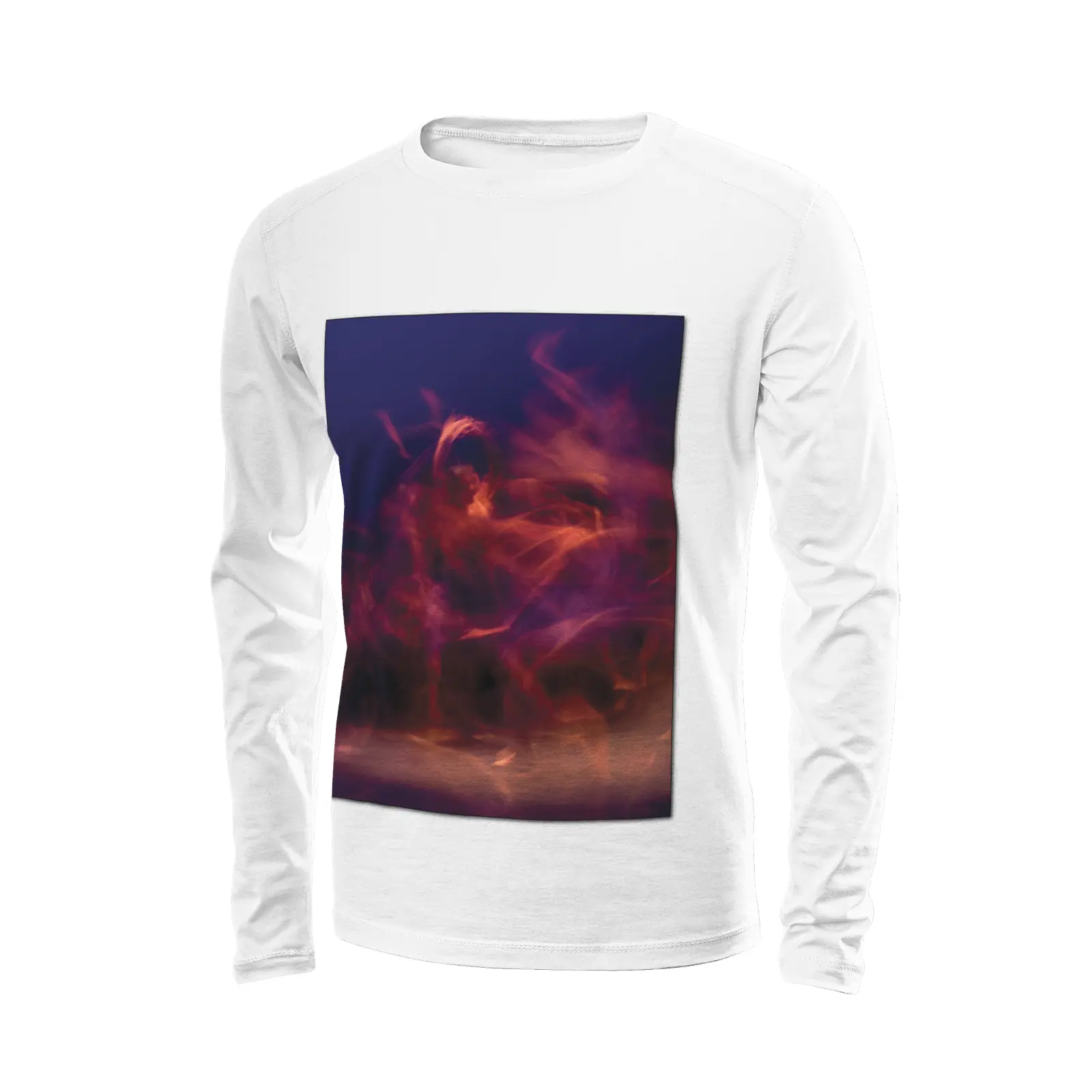 White long sleeve t-shirt - Global Motion Dance (16) Printy6