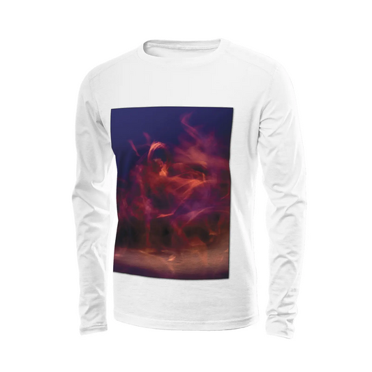 White long sleeve t-shirt - Global Motion Dance (16) Printy6