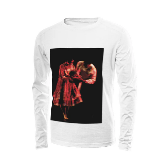 White long sleeve t-shirt - Global Motion Dance (1) Printy6