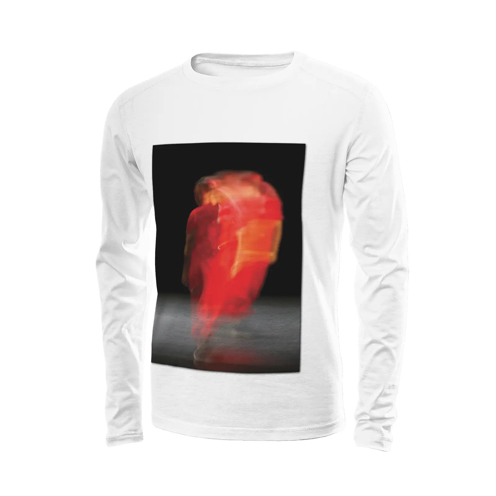 White long sleeve t-shirt - Global Motion Dance (24) Printy6