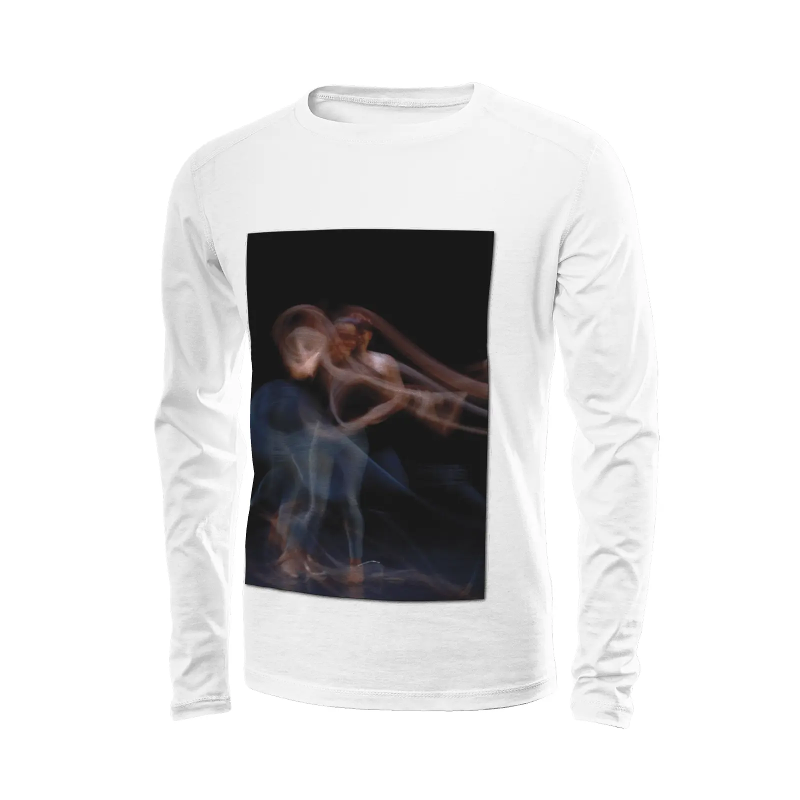 White long sleeve t-shirt - Global Motion Dance (28) Printy6