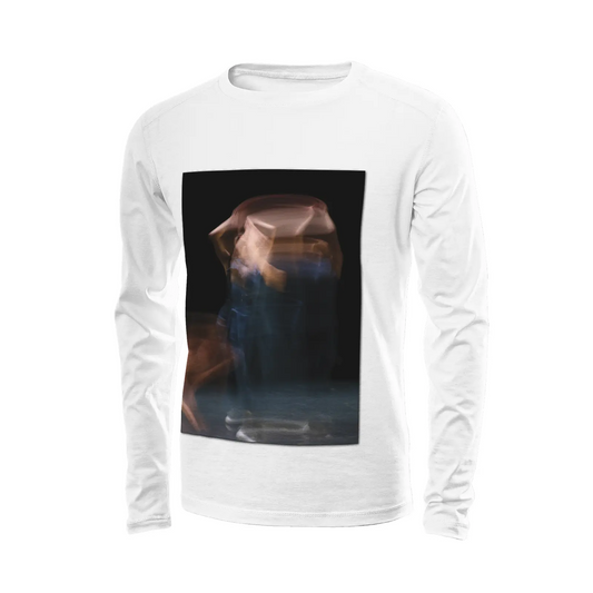 White long sleeve t-shirt - Global Motion Dance (29) Printy6