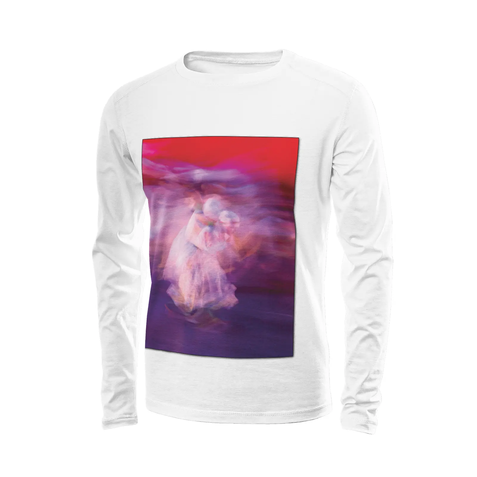 White long sleeve t-shirt - Global Motion Dance (4) Printy6
