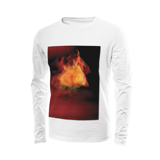 White long sleeve t-shirt - Global Motion Dance (5) Printy6