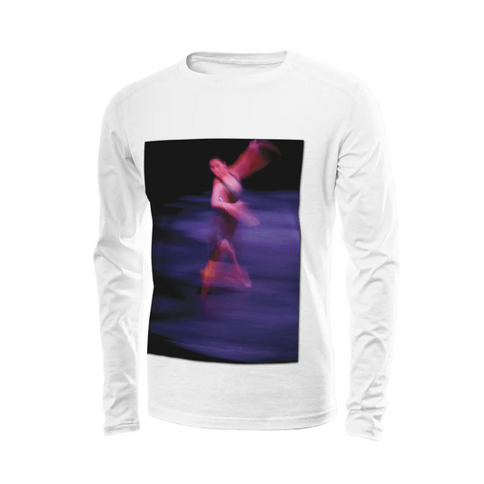 White long sleeve t-shirt - Global Motion Dance (8) Printy6