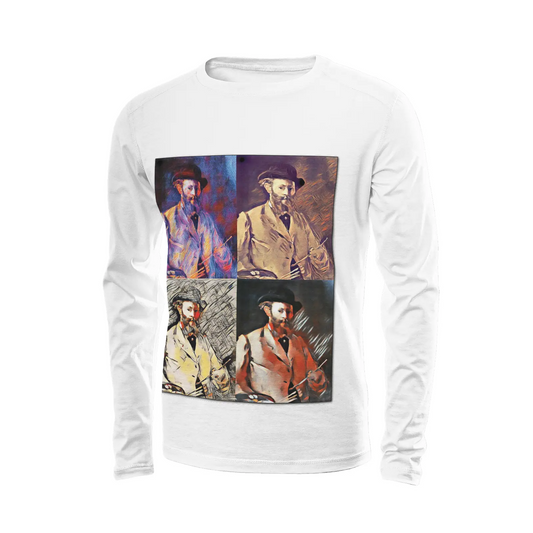 White long sleeve t-shirt - School of painting - Edouard Manet Printy6