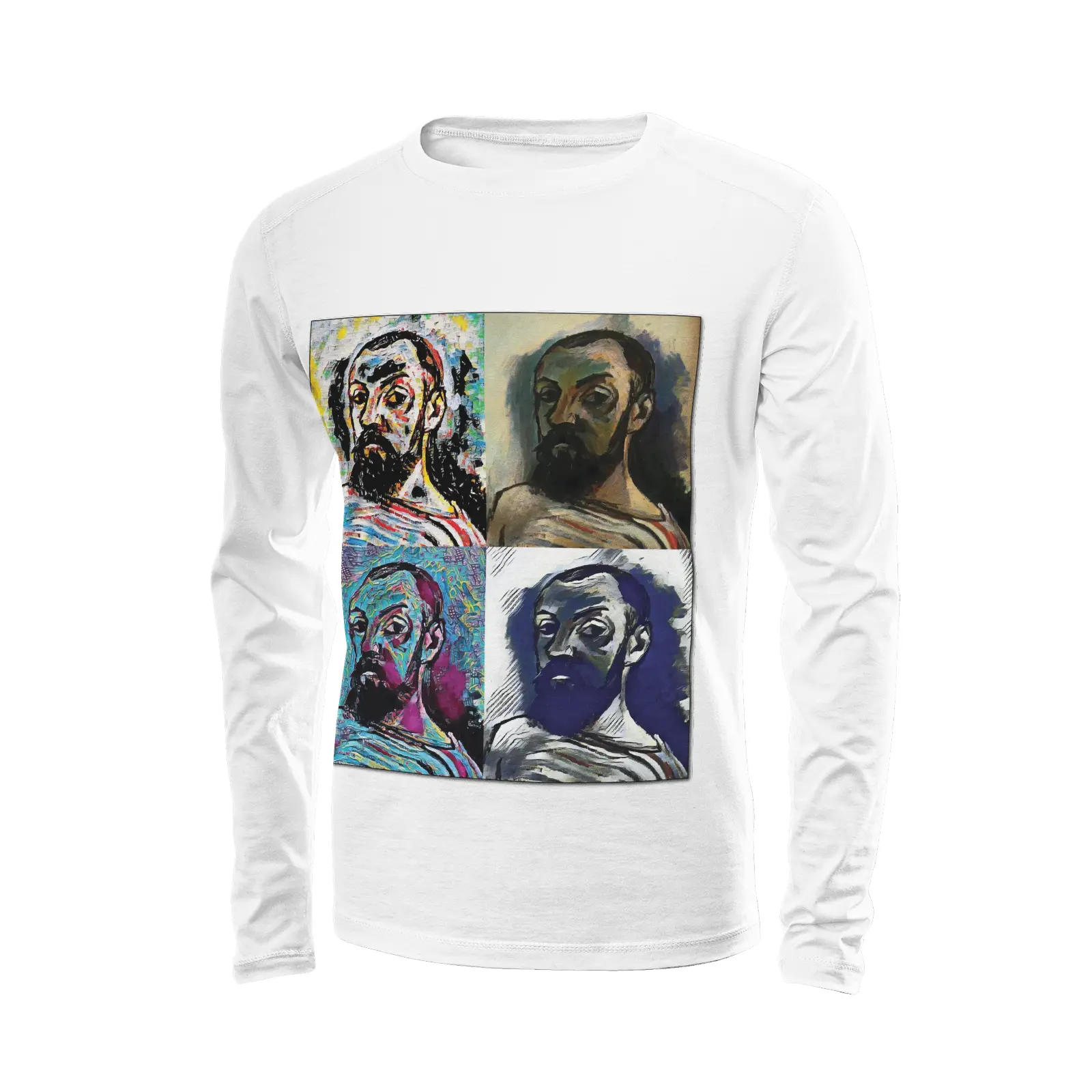 White long sleeve t-shirt - School of painting - Henri Matisse Printy6