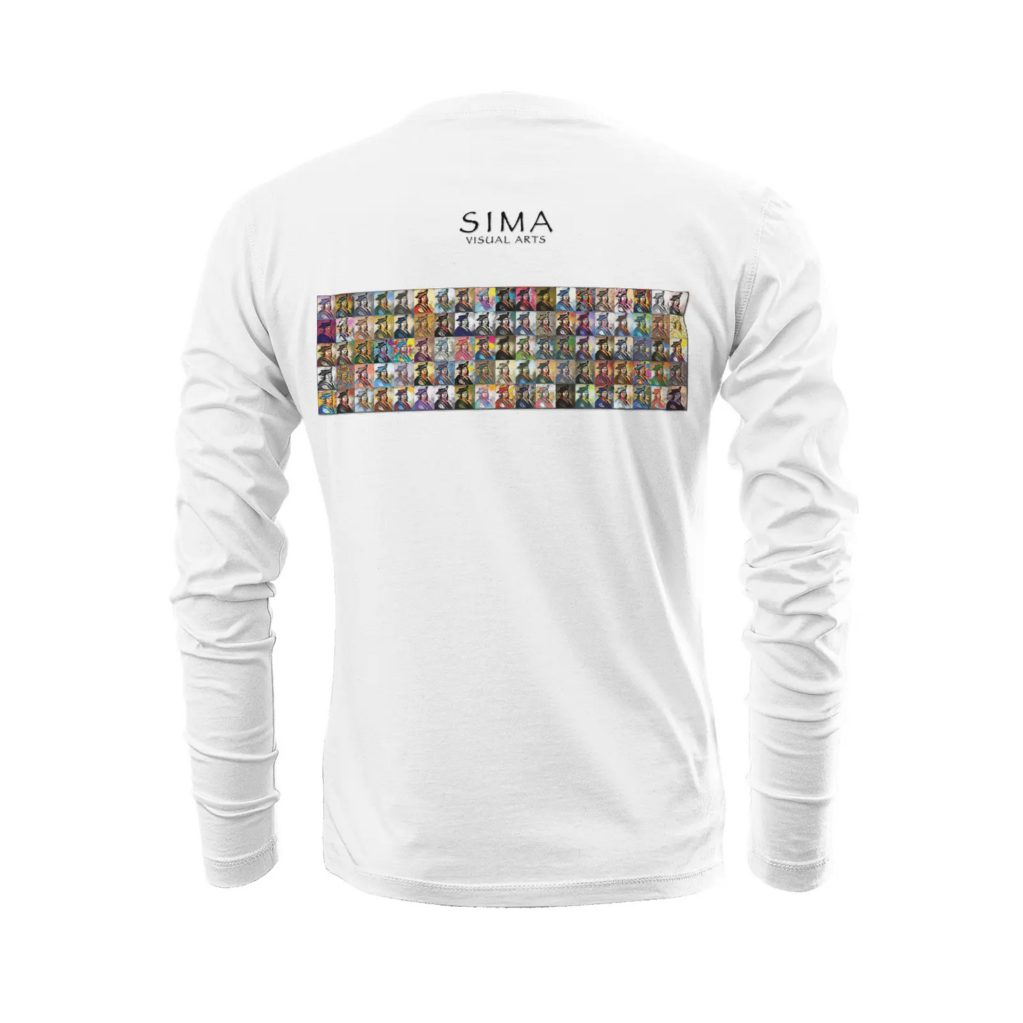 White long sleeve t-shirt - School of painting - Johannes Vermeer Printy6