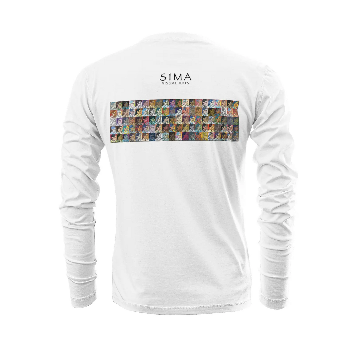White long sleeve t-shirt - School of painting - Pablo Picasso Printy6