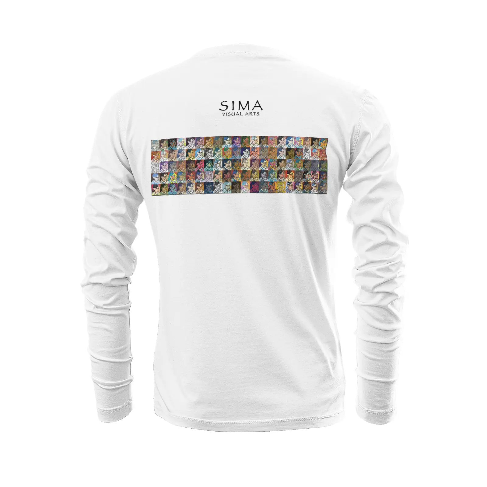 White long sleeve t-shirt - School of painting - Pablo Picasso Printy6
