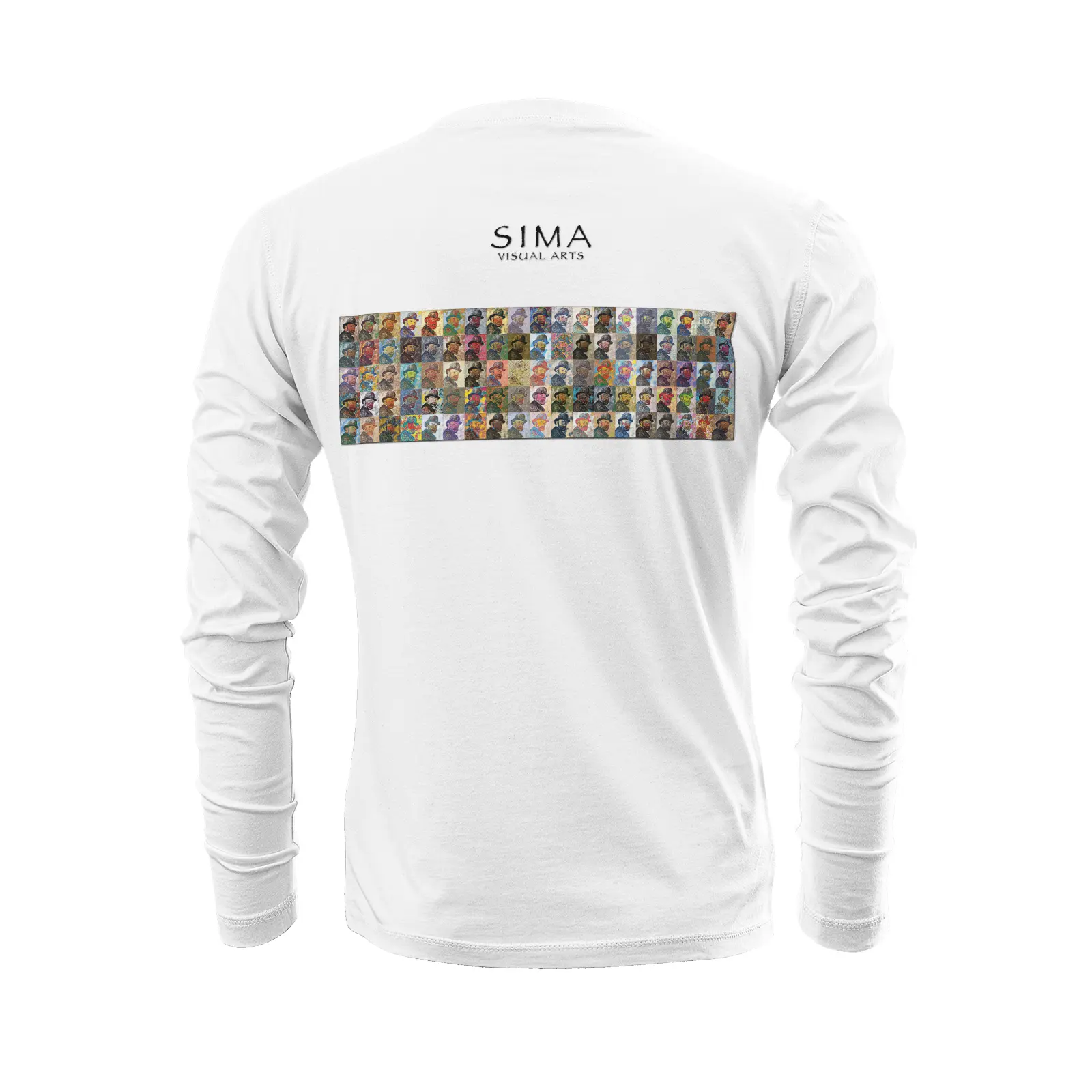 White long sleeve t-shirt - School of painting - Paul Cezanne Printy6