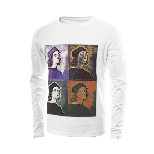White long sleeve t-shirt - School of painting - Raphael Da Urbino Printy6