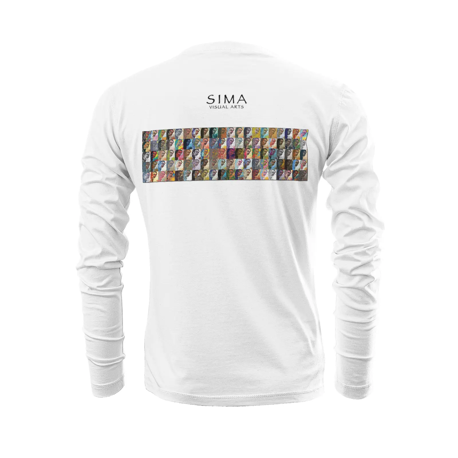White long sleeve t-shirt - School of painting - Salvador Dali Printy6