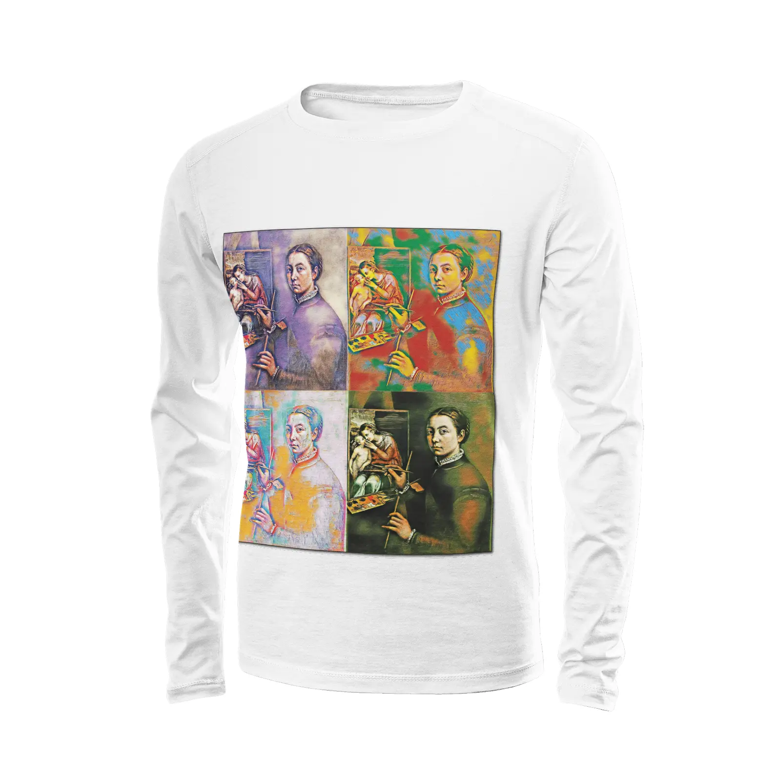 White long sleeve t-shirt - School of painting - Sofonisba Anguissola Printy6