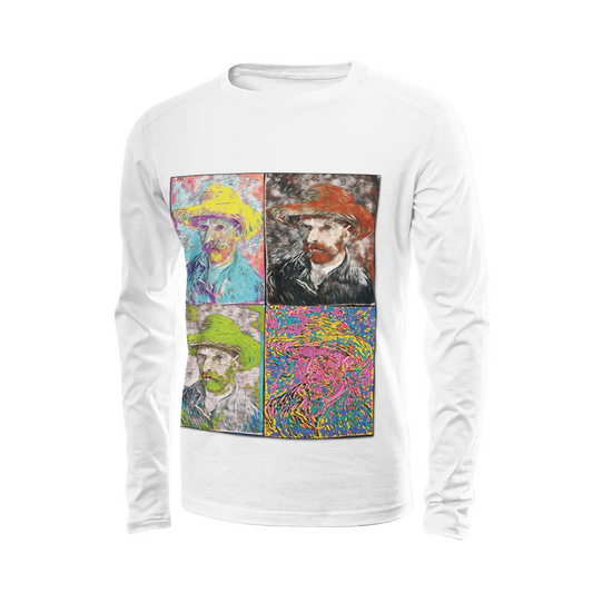 White long sleeve t-shirt - School of painting - Vincent Van Gogh Printy6