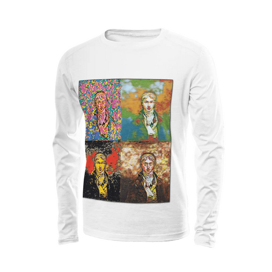 White long sleeve t-shirt - School of painting - William Turner Printy6