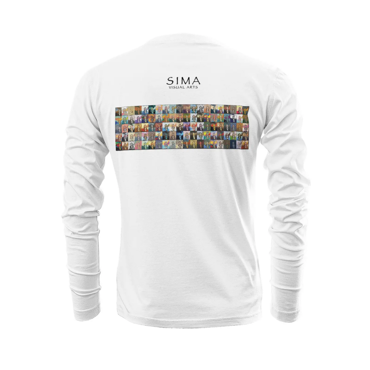 White long sleeve t-shirt - School of painting - William Turner Printy6