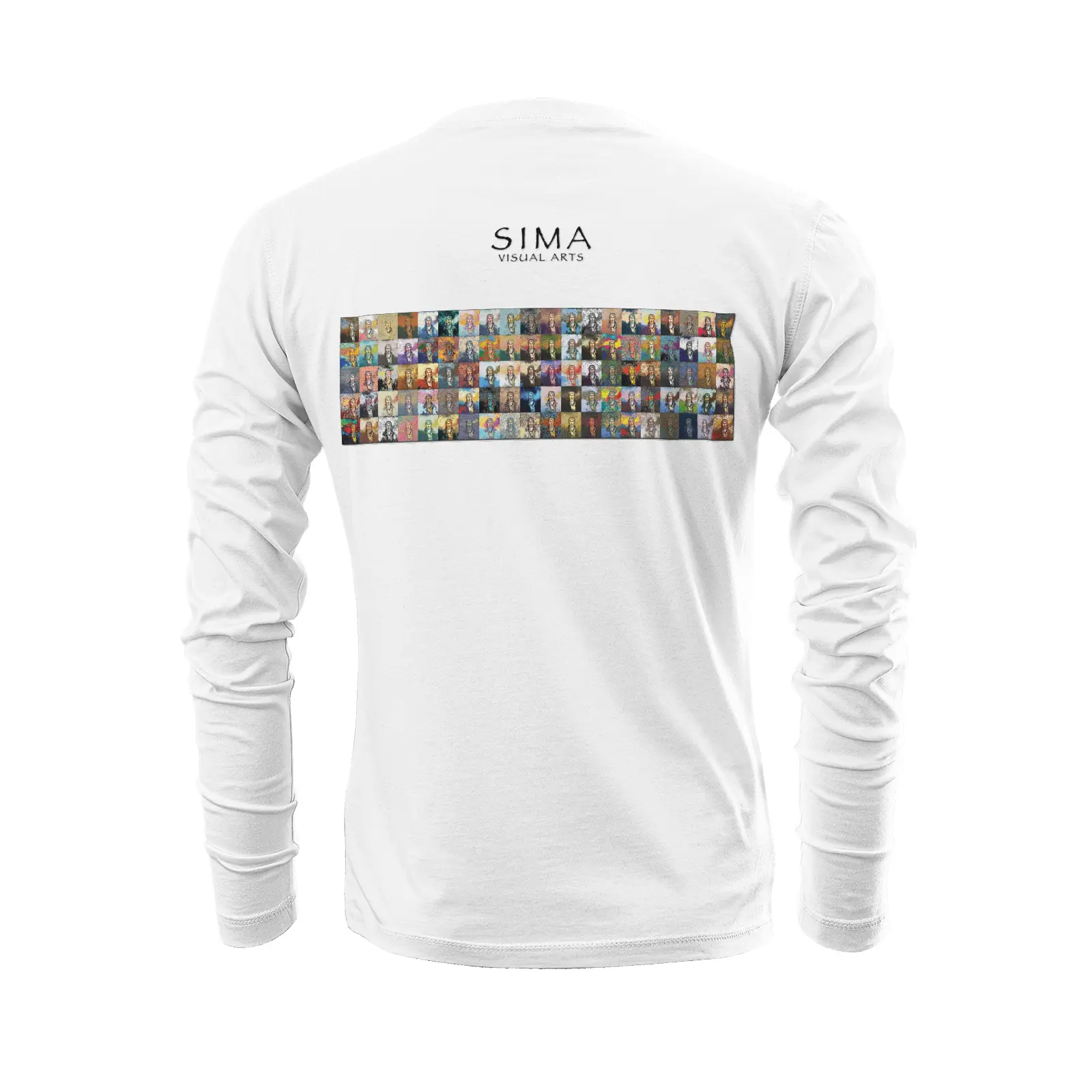 White long sleeve t-shirt - School of painting - William Turner Printy6