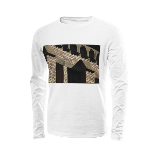 White long sleeve t-shirt - The architecture of USC (107) Printy6