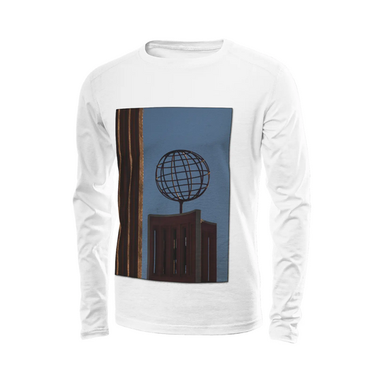White long sleeve t-shirt - The architecture of USC (108) Printy6