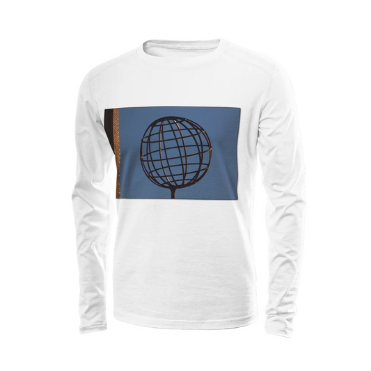 White long sleeve t-shirt - The architecture of USC (109) Printy6