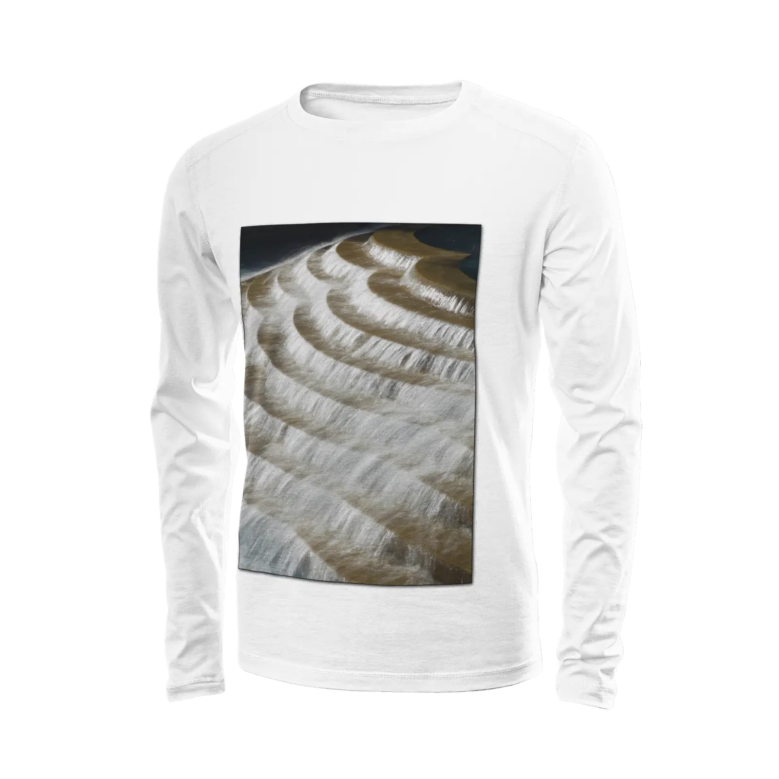White long sleeve t-shirt - The architecture of USC (14) Printy6
