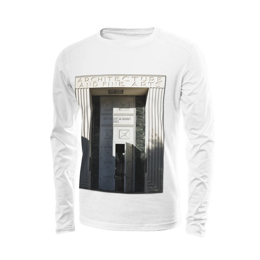 White long sleeve t-shirt - The architecture of USC (1) Printy6