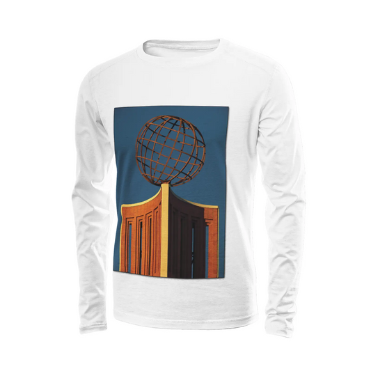 White long sleeve t-shirt - The architecture of USC (22) Printy6