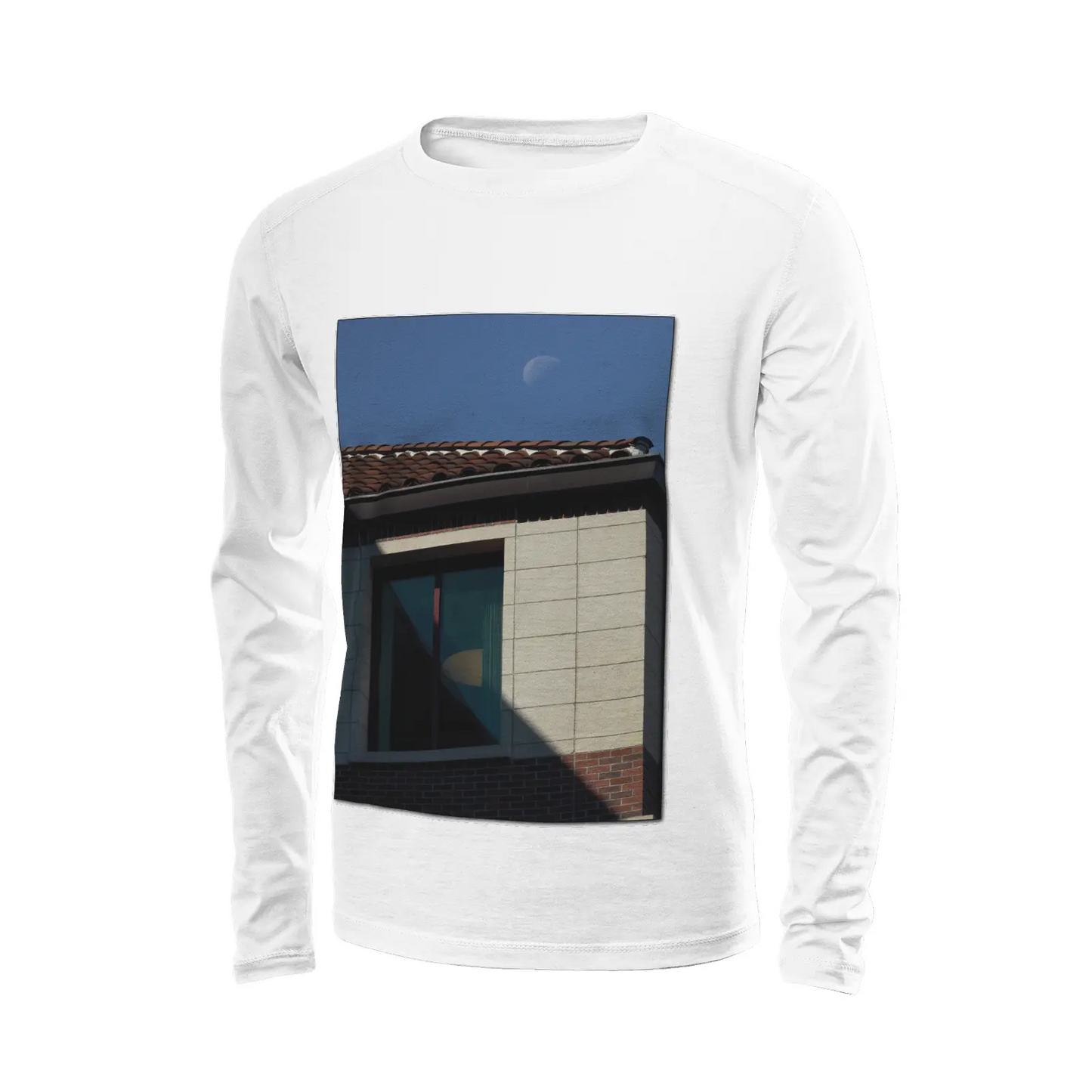White long sleeve t-shirt - The architecture of USC (29) Printy6
