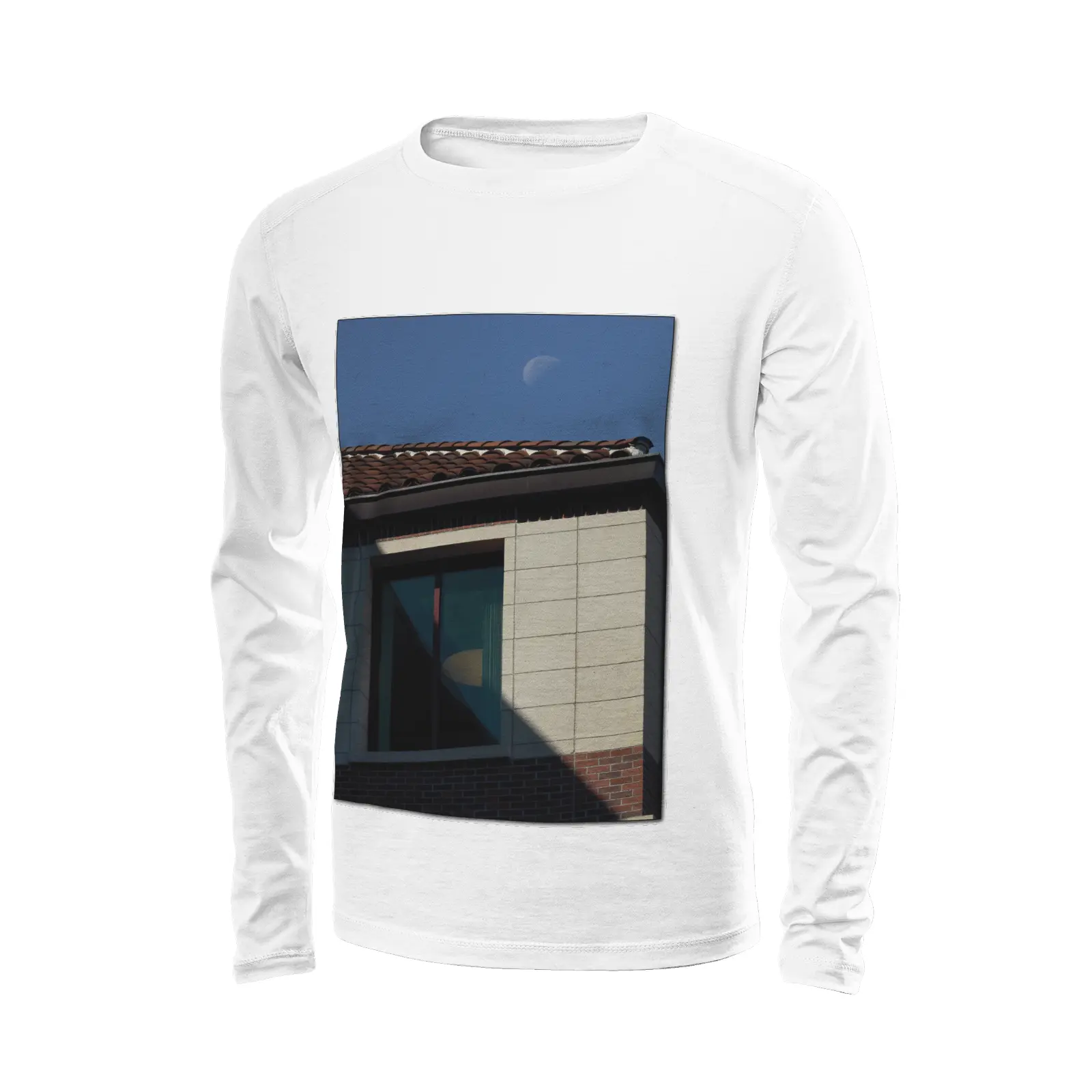 White long sleeve t-shirt - The architecture of USC (29) Printy6
