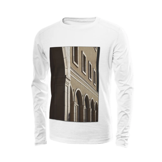 White long sleeve t-shirt - The architecture of USC (30) Printy6