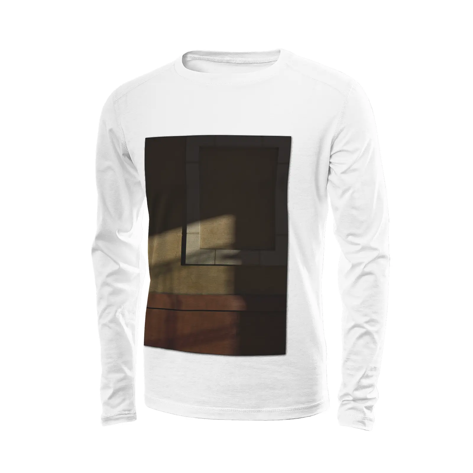 White long sleeve t-shirt - The architecture of USC (31) Printy6