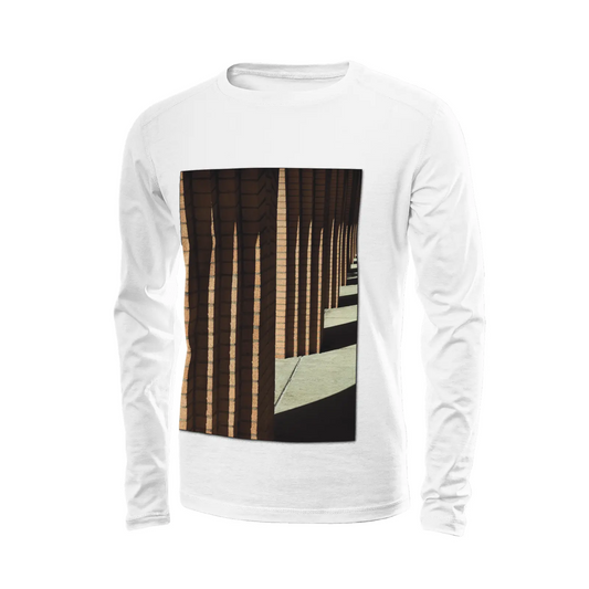 White long sleeve t-shirt - The architecture of USC (37) Printy6