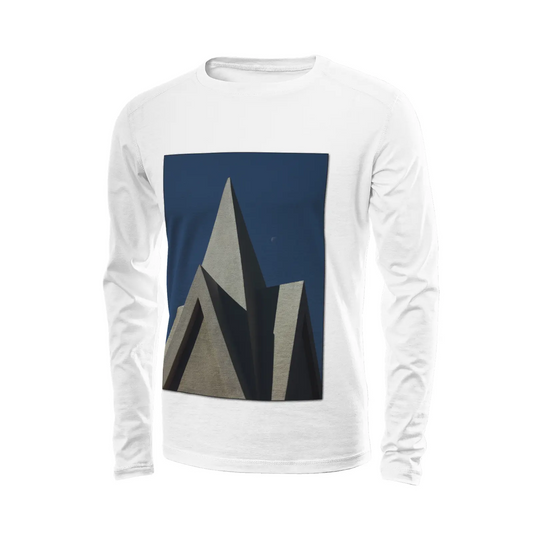 White long sleeve t-shirt - The architecture of USC (38) Printy6
