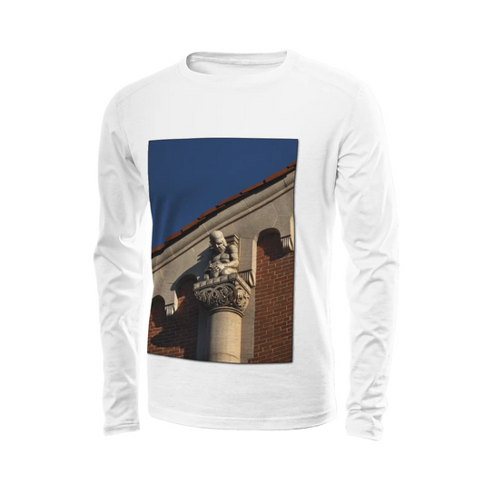 White long sleeve t-shirt - The architecture of USC (40) Printy6