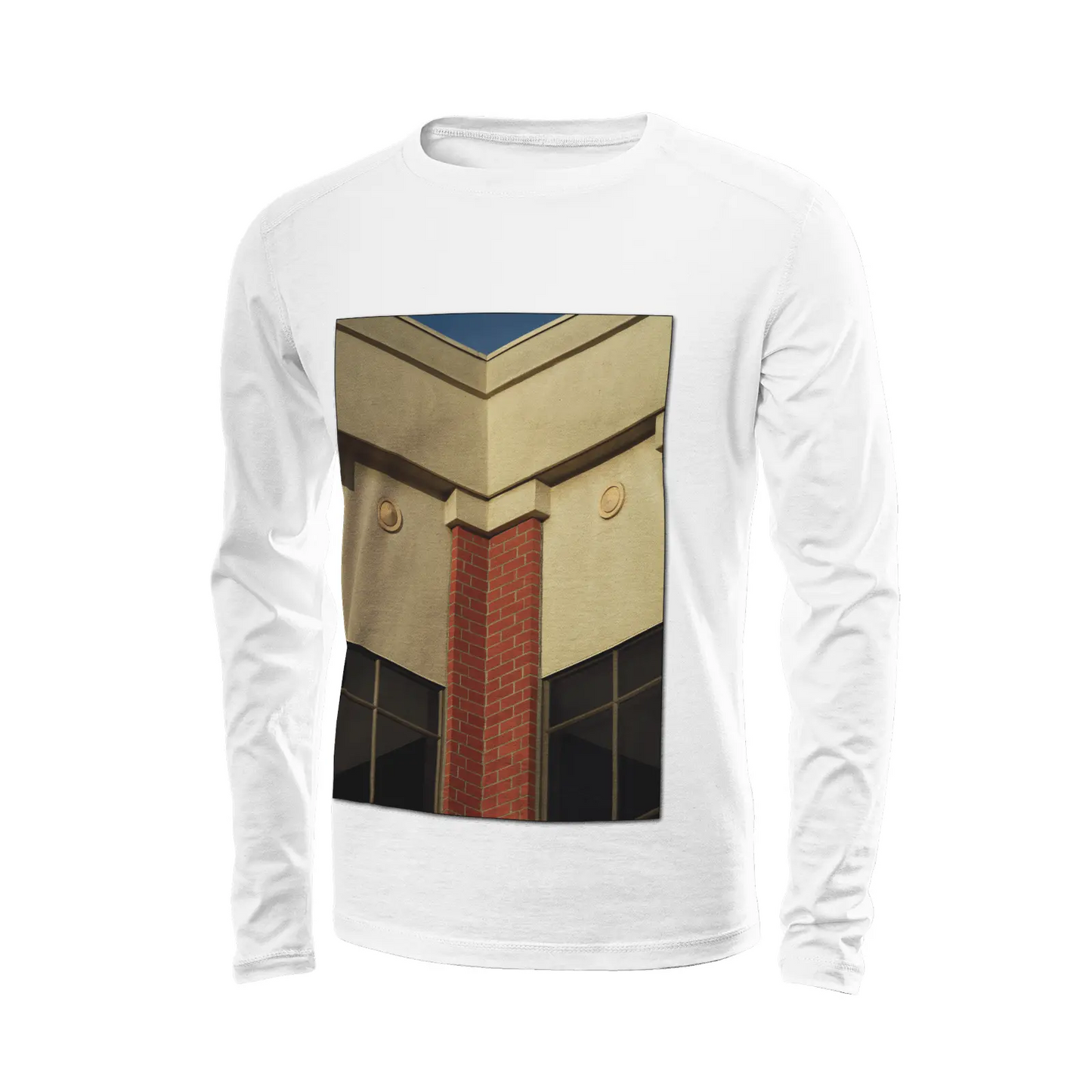 White long sleeve t-shirt - The architecture of USC (41) Printy6