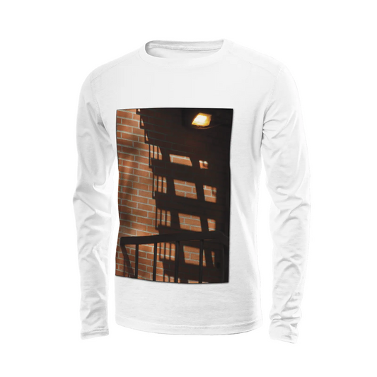 White long sleeve t-shirt - The architecture of USC (45) Printy6
