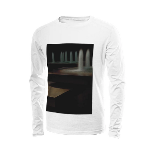 White long sleeve t-shirt - The architecture of USC (47) Printy6