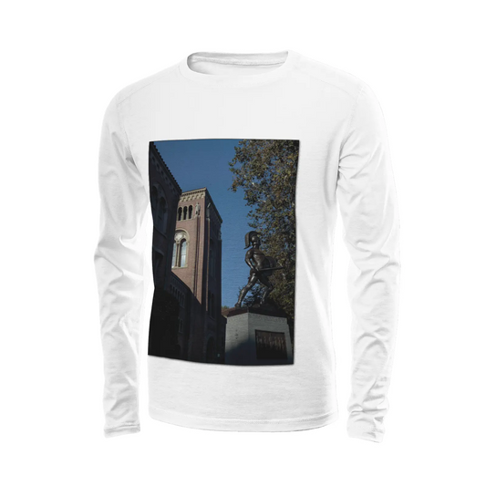 White long sleeve t-shirt - The architecture of USC (49) Printy6