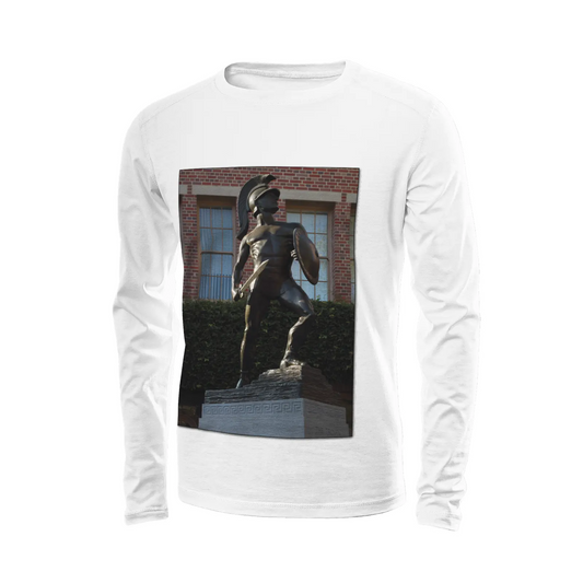 White long sleeve t-shirt - The architecture of USC (50) Printy6
