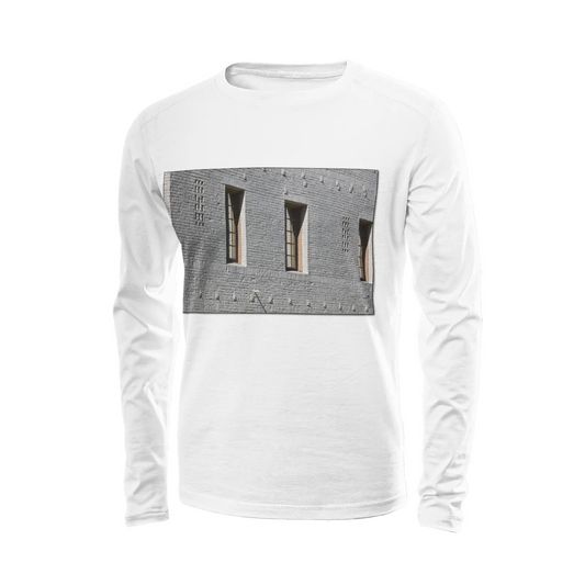 White long sleeve t-shirt - The architecture of USC (61) Printy6