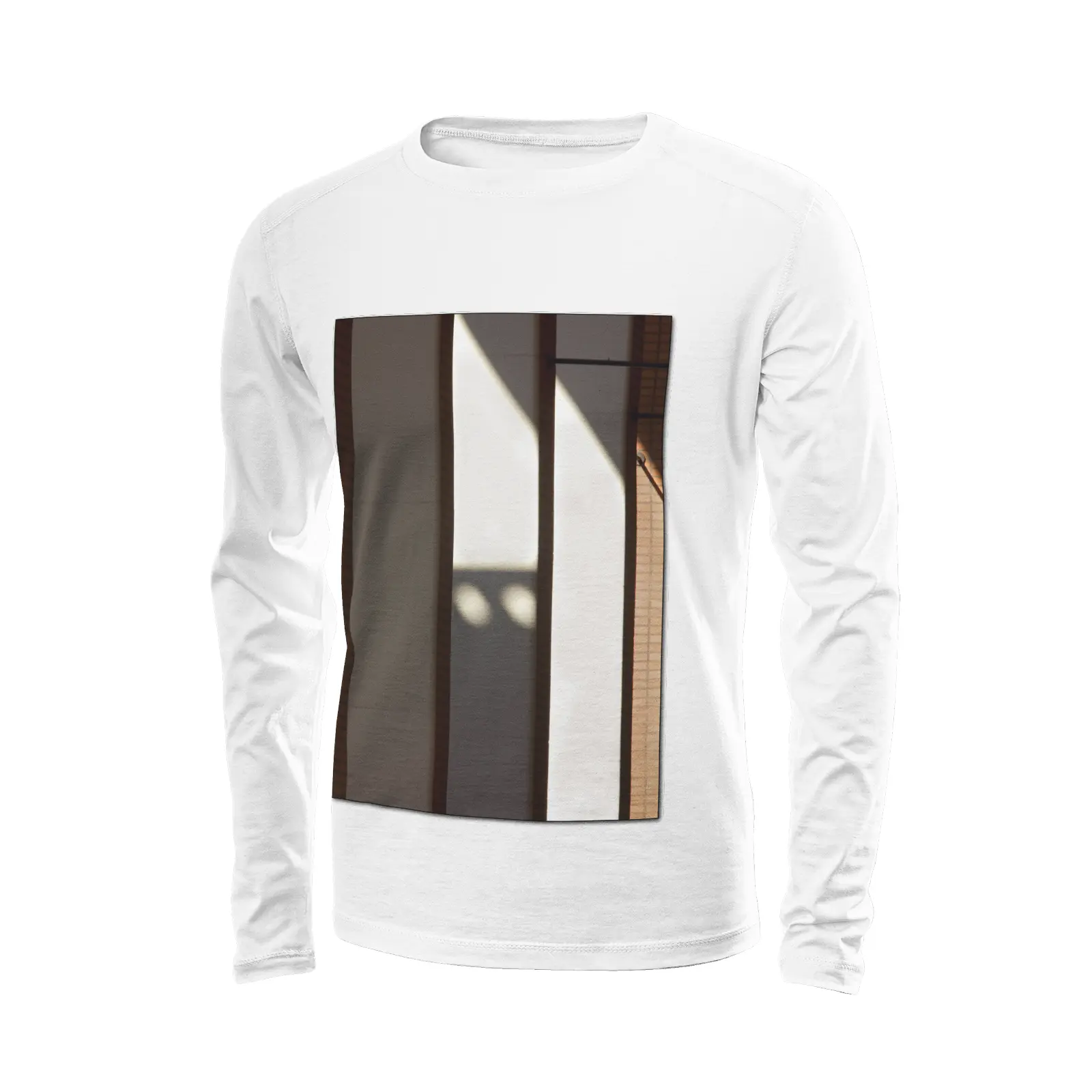 White long sleeve t-shirt - The architecture of USC (63) Printy6