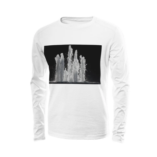 White long sleeve t-shirt - The architecture of USC (64) Printy6